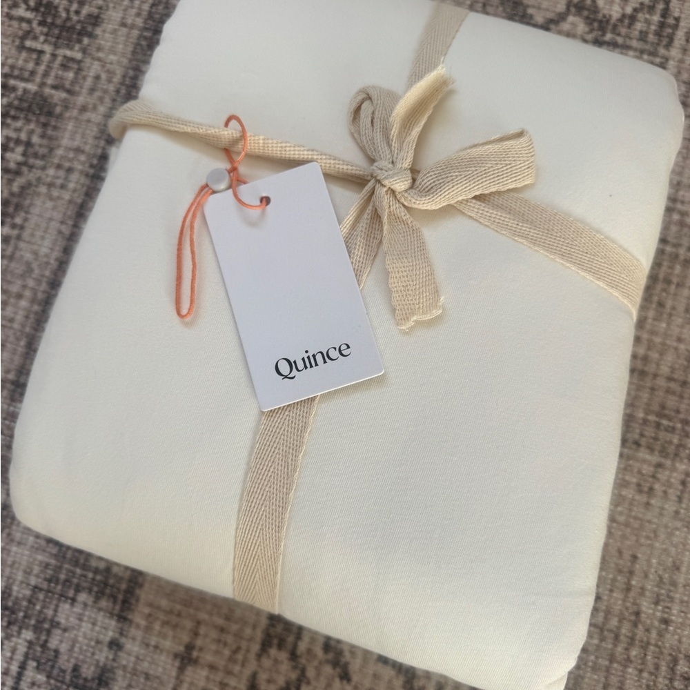 Organic jersey knit cotton duvet cover by quince